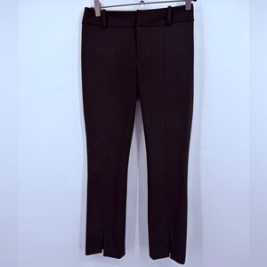 Alice + Olivia Black Tailored Slim Pants Size 0 Classic Workwear